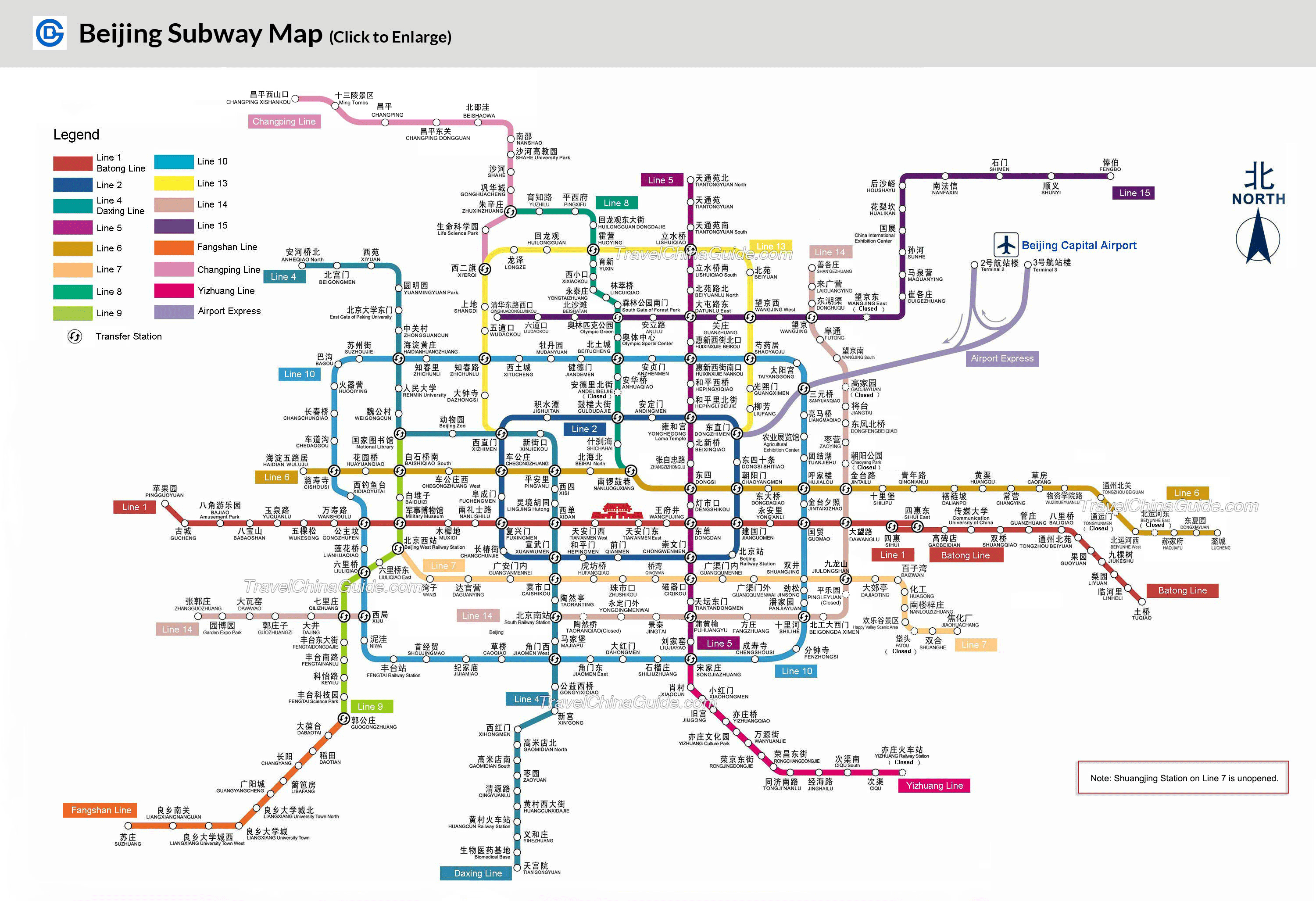Metro Pechino ed altri mezzi di trasporto