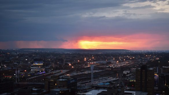 Tramonto a Johannesburg
