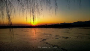 Beijing   Behai Park Sunset
