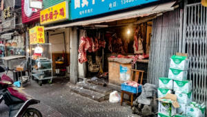 Xi'An   Meat in the street