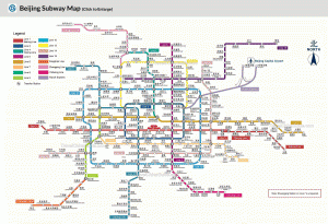 Cartina Generica Metropolitana Pechino