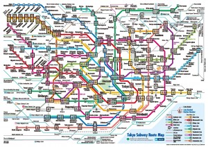 Linee della Metro a Tokyo